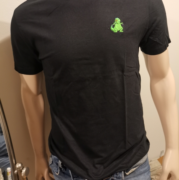 🎁🆕 Rugrats Reptar Embroidered Tee Navy US S - Picture 2 of 7